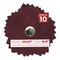 Dark Red Suede Mat Board for 30x30 Frames - Circle Opening for 8x8 Photos